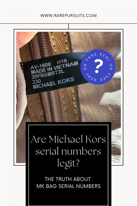 search michael kors serial number|michael kors purse serial number.